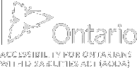 AODA Logo: Accessibility for Ontarians with Disabilities Act(AODA)